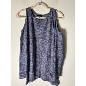 Soprano Cold Shoulder Long Sleeve Crew Neck Shirt Sz M